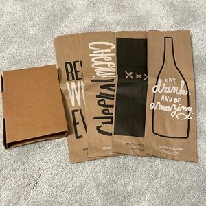 Wine Gift Bags Set of 4 by Easy Tiger